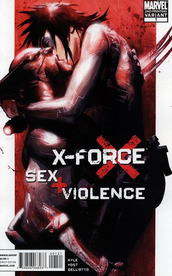 X force sex and violence 1 2nd print